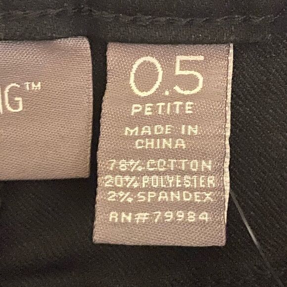 Chico’s - So Slimming Leggings in black wash - Size S/6 Petite - Chico's 0.5 NWT - Picture 5 of 10